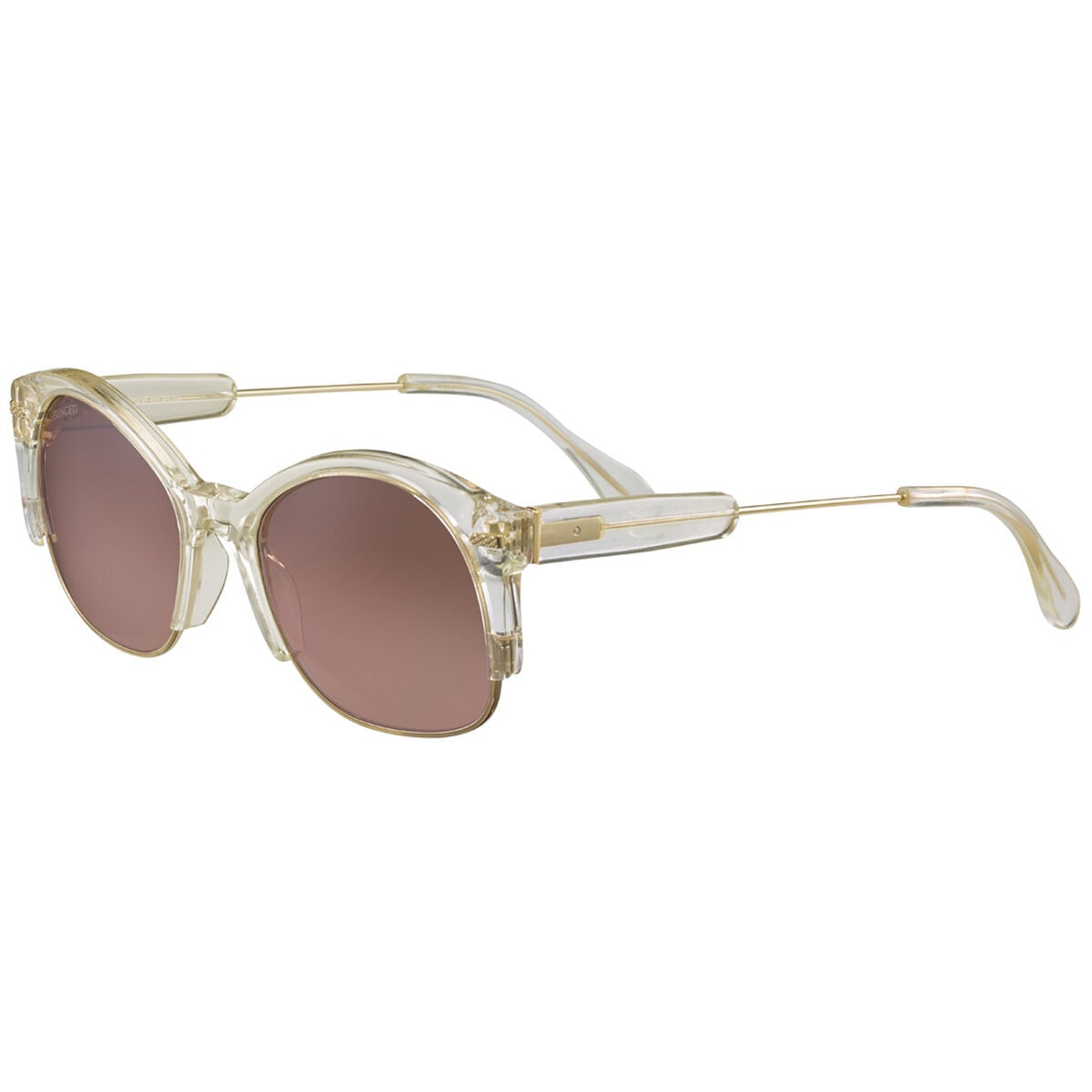 VINITA, Crystal Champagne Acetate with Shiny Bold Gold Metal-Mineral Polarized Drivers Gradient Cat 2 to 3, hi-res image number null